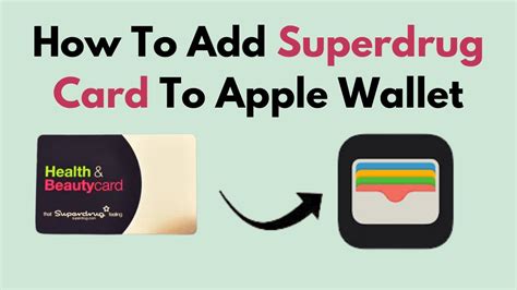 how to add superdrug card to wallet|superdrug card for apple wallet.